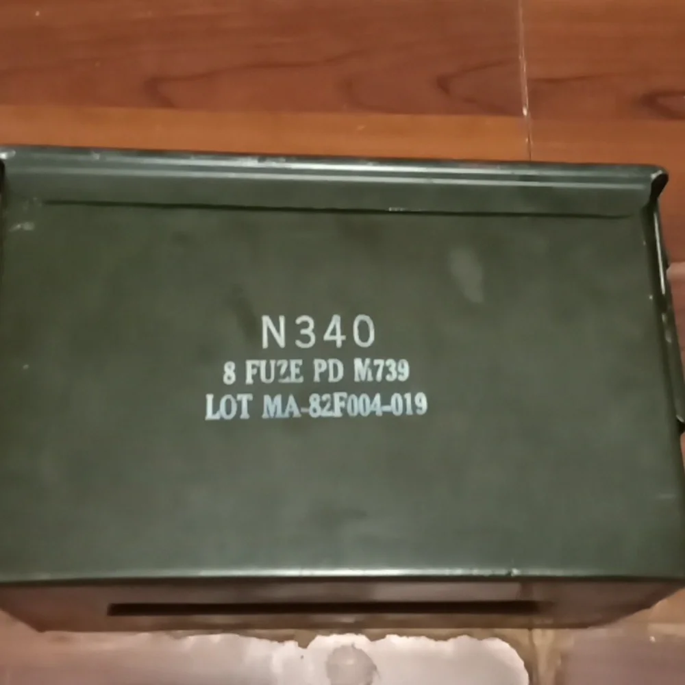 Vintage US Army Ammo Box.